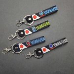 آویز موتور یاماها پرچمی سیلیکونی مشکی