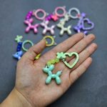 سرکلیدی سگ سرامیکی براق - Image 5