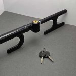 قفل فرمان و پدال چهار کاره سایز کوچک کلید چهار پر - Image 4