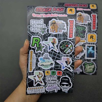 پک استیکر بازی GTA