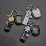 کاور ریموت دنا و سمند سورن پلاس طرح چرم با بند نگین دار