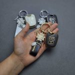 کاور ریموت دنا و سمند سورن پلاس طرح چرم با بند نگین دار - Image 3