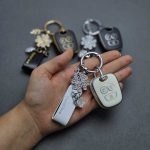 کاور ریموت دنا و سمند سورن پلاس طرح چرم با بند نگین دار - Image 4