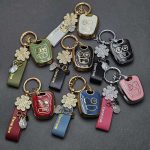 کاور ریموت سایپا ( پراید - تیبا - کوییک ) طرح براق با بند نگین دار