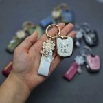 کاور ریموت سایپا ( پراید - تیبا - کوییک ) طرح براق با بند نگین دار - Image 4