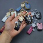 کاور ریموت سایپا ( پراید - تیبا - کوییک ) طرح براق با بند نگین دار - Image 6