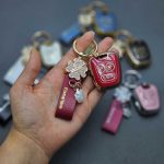 کاور ریموت سایپا ( پراید - تیبا - کوییک ) طرح براق با بند نگین دار - Image 8