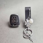 کاور ریموت سایپا ( پراید - تیبا - کوییک ) طرح چرم با بند نگین دار - Image 5