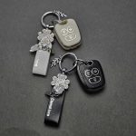 کاور ریموت سایپا ( پراید - تیبا - کوییک ) طرح چرم با بند نگین دار