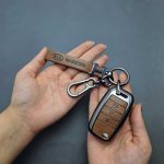 کاور ریموت کیا اپتیما – اسپرتیج – کادنزا – سورنتو کلید تاشو دور فلزی وسط چرم - Image 6