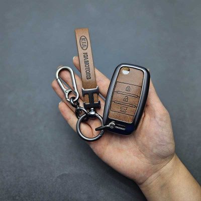 کاور ریموت کیا اپتیما – اسپرتیج – کادنزا – سورنتو کلید تاشو دور فلزی وسط چرم