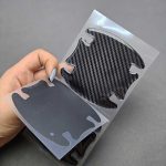 برچسب ضدخش زیر دستگیره و لبه درب خودرو | ژله‌ای طرح کربن - Image 3