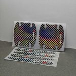 برچسب ضدخش زیر دستگیره و لبه درب خودرو | ژله‌ای طرح کربن اسپرت - Image 3