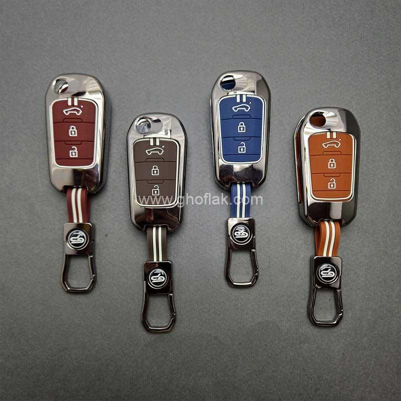 تارا-سوشال-01 کاور ریموت تارا دنده کلید تاشو فلزی طرح سوشال - Image 1