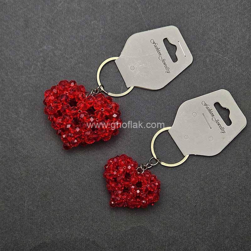 سرکلیدی-قلب-کریستالی-01 سرکلیدی قلب کریستالی - Image 1