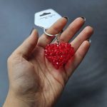 سرکلیدی قلب کریستالی - Image 4