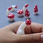 فیگور قارچ خال دار شب تاب دکوراتیو - Image 3