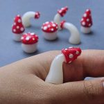 فیگور قارچ خال دار شب تاب دکوراتیو - Image 5