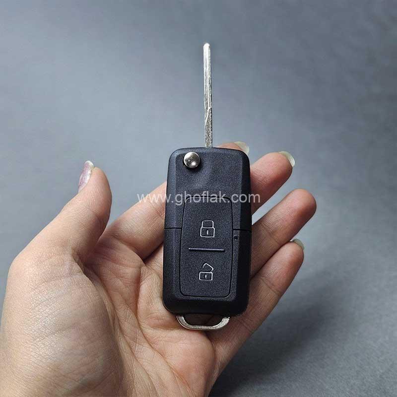 قاب-ریموت-سایپا-آریو-02 قاب ریموت سایپا آریو و زوتی کلید تاشو با تیغه شیار ماری - Image 1