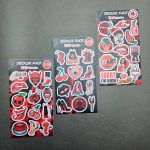 پک استیکر قرمز