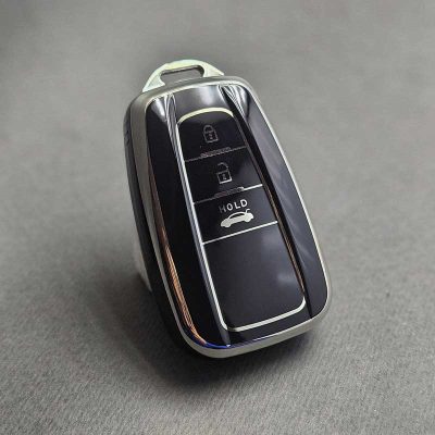 کاور ریموت تویوتا کرولا - هایلوکس - C-HR و لوین بنزینی سه دکمه طرح براق