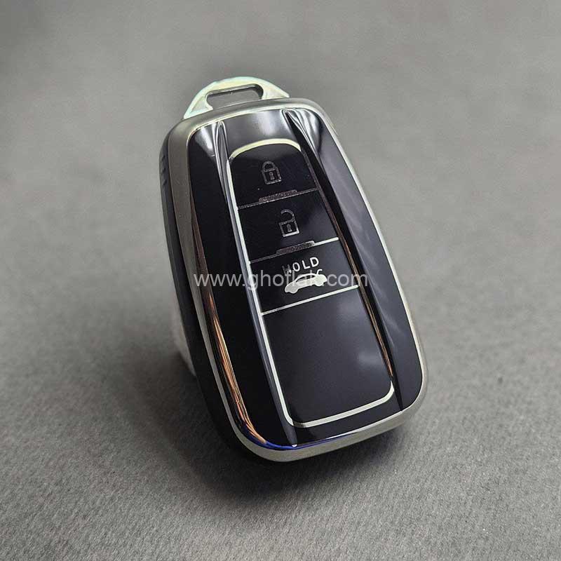 کاور-ریموت-تویوتا-کرولا---هایلوکس---C-HR-و-لوین-بنزینی-سه-دکمه-طرح-براق کاور ریموت تویوتا کرولا - هایلوکس - C-HR و لوین بنزینی سه دکمه طرح براق - Image 1