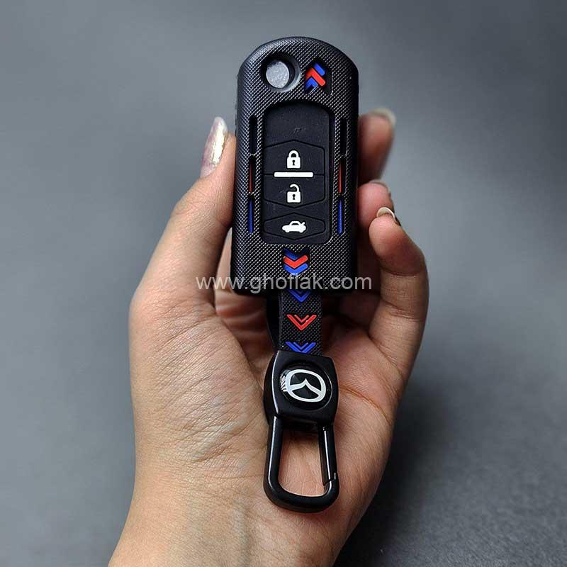 کاور-ریموت-مزدا-3-کلید-تاشو-طرح-کربن-02 کاور ریموت مزدا 3 کلید تاشو طرح کربن - Image 1