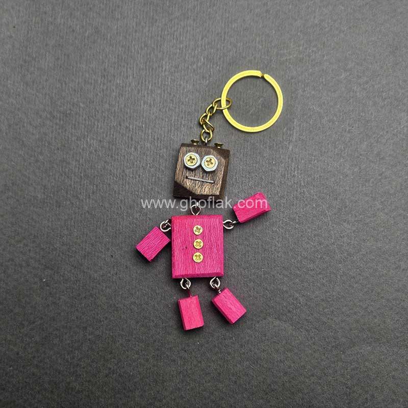 سرکلیدی-آدمک-چوبی-01 سرکلیدی آدمک چوبی - Image 1