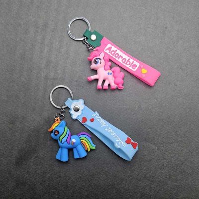 سرکلیدی اسب تک شاخ سیلیکونی کوچک