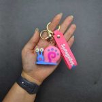 سرکلیدی حلزون گری سیلیکونی کارتونی