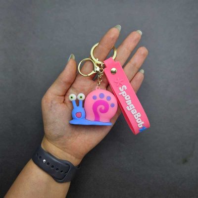 سرکلیدی حلزون گری سیلیکونی کارتونی