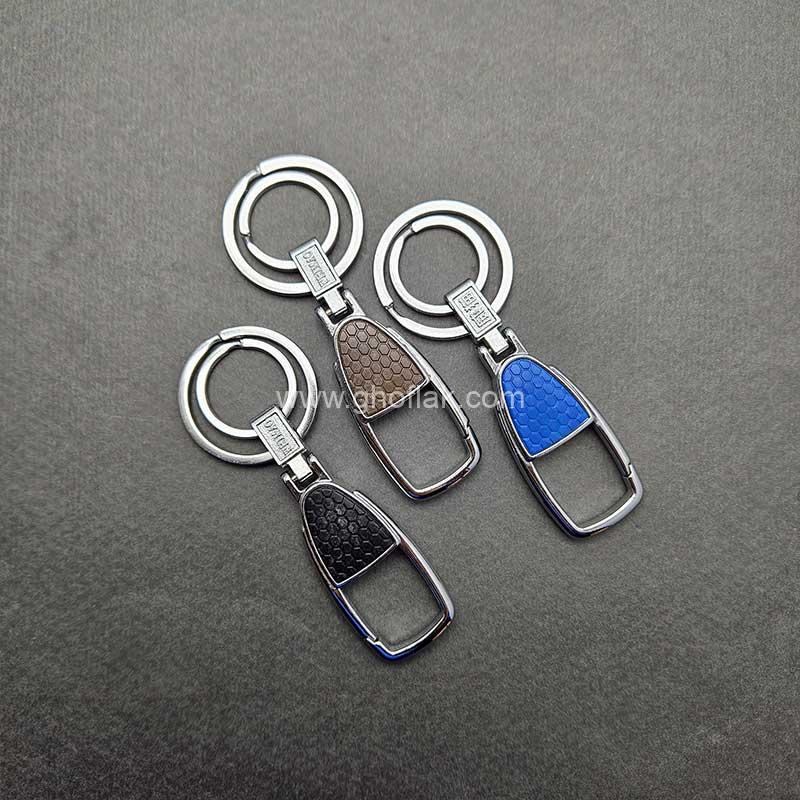 سرکلیدی-یراق-دار-دو-حلقه-ساده-04 سرکلیدی یراق دار دو حلقه ساده - Image 1