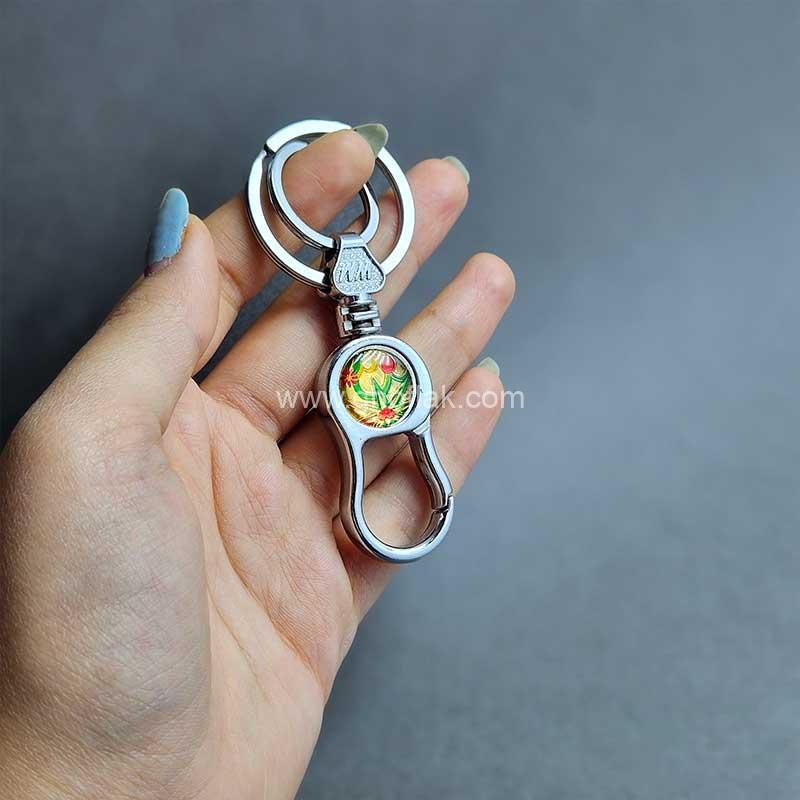 سرکلیدی-یراق-دار-دوحلقه-WM-02 سرکلیدی یراق دار دوحلقه WM - Image 1