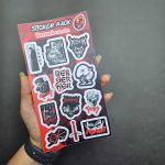 پک استیکر انیمیشن برسرک - Image 3