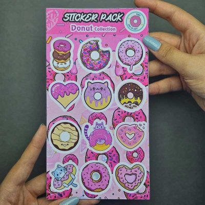پک استیکر دونات