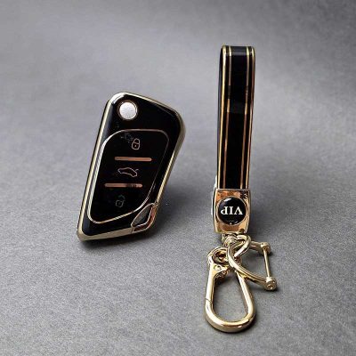 کاور ریموت تارا دنده ای کلید تاشو نیو براق با بند ست