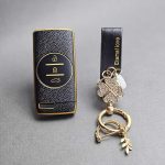 کاور ریموت تیگو 7 – ایکس 55 – ایکس 33 پرو – ایکس 22 پرو طرح چرم با بند ست نگین دار - Image 3