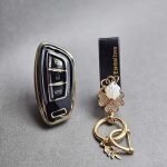 کاور ریموت شاهین کیلس براق با بند ست نگین دار - Image 4