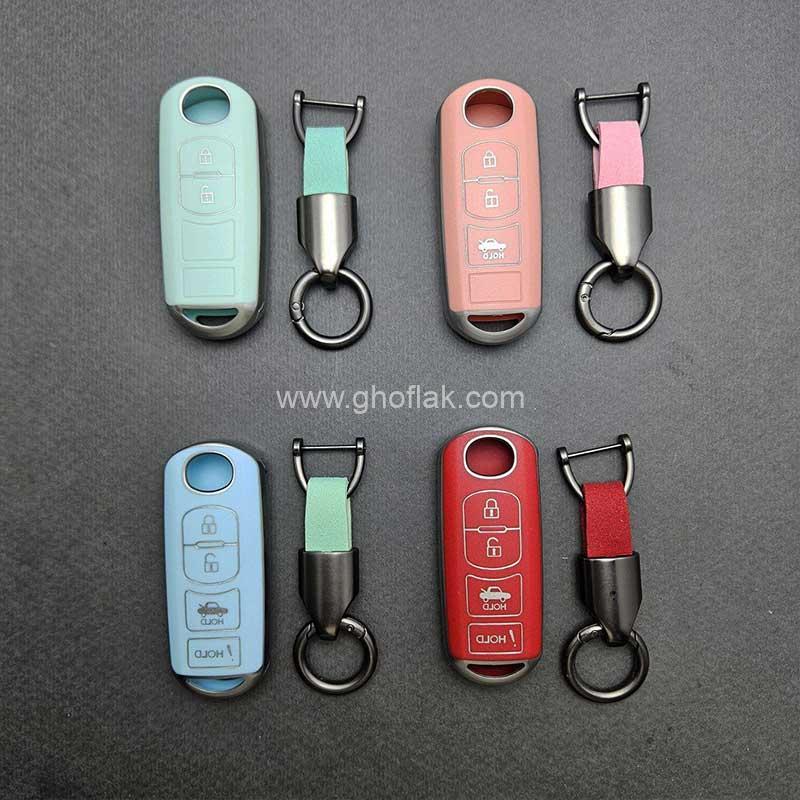 کاور-ریموت-مزدا-3-کیلس-با-بند-چرم-اشبالت-01 کاور ریموت مزدا 3 کیلس طرح چرم با بند چرم اشبالت - Image 1