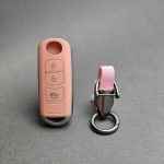 کاور ریموت مزدا 3 کیلس طرح چرم با بند چرم اشبالت - Image 3