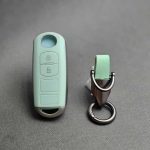 کاور ریموت مزدا 3 کیلس طرح چرم با بند چرم اشبالت - Image 5