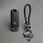 کاور ریموت مزدا 3 کیلس طرح چرم با بند چرم کاز - Image 3