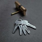 سیلندر قفل درب آپارتمان برند AR – مغزی برنجی کلید آهنی - Image 2