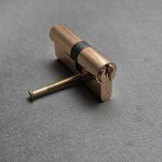 سیلندر قفل درب آپارتمان برند AR – مغزی برنجی کلید آهنی - Image 3