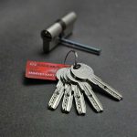 سیلندر قفل درب آپارتمان کاله ترکیه کلید کامپیوتری کد 164 SNE