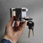 قفل کتابی کیاکو سایز 80 کلید سولکسی فولادی ضد برش - Image 2