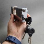 قفل کتابی کیاکو سایز 80 کلید سولکسی فولادی ضد برش - Image 4