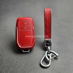کاور ریموت تویوتا کرولا – هایلوکس – C-HR و لوین هیبریدی دو دکمه طرح چرم با بند ست - Image 2