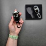 سایلنسر کمربند ایمنی خودرو دو حالته دو عددی vip