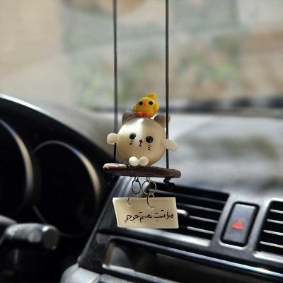 آویز آینه گربه